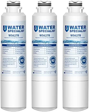 Филтър за вода за хладилник Waterpecialist DA29-00020B, подмяна на Samsung DA29-00020A/B, HAF-CIN/EXP, DA29-00020B-1,