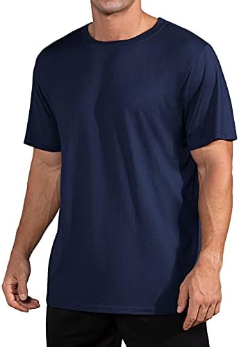 Мъжки бамбукови тениски QUALFORT, Риза с деколте, под гърлото