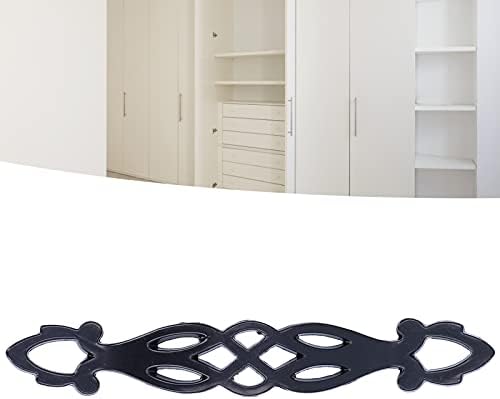Дръжка за шкаф Shanrya, 34 г 14,5x1,7 см, Прибиращ се дръжка, Черно, Чиста за дълъг период на употреба за