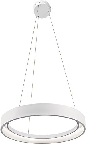 Окачен лампа Elan 83454 1 Fornello, 38 W, Пясъчно-бял