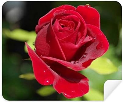 Тъмно Червени Рози, Цветя от Плат За Почистване на Екрана за Пречистване на 2 елемента Замшевой Тъкан