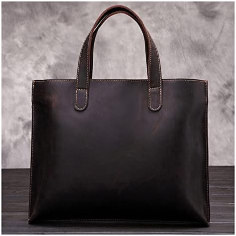 WDBBY Мъжки Офис куфарче за лаптоп, Мъжки чанти-месинджър, Мъжка чанта през рамо (Цвят: A, Размер: One Size)