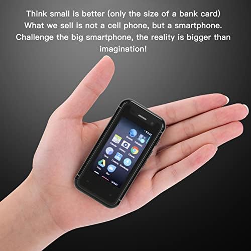 Мобилен телефон ASHATA Palm, blackberry Смартфон с разблокировкой на четец на пръстови отпечатъци 4G с 2.5 инча екран,