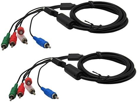 JRSMART 2X HD Компонентен A/V AV Аудио-Видео Кабел Кабел за Sony Playstation 3, PS2 PS3 Slim