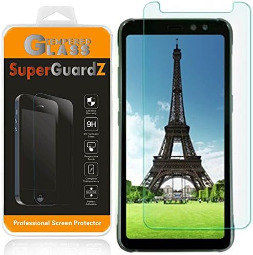 [Комплект от 2 теми] Samsung Galaxy S8 Active [не е подходящ Samsung S8 / S8 Plus] Защитно фолио за екрана [От закалено стъкло], SuperGuardZ, 9H, 0,3 мм и 2,5 D с кръгла линия, защита от надраскване, от