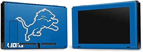 Игри кожата Skinit Decal е Съвместим с пакет Nintendo Switch Пакет - Официално Лицензиран Проблем дизайн NFL Detroit