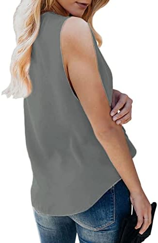Дантелени Ризи с V-образно деколте за момичета, Блузи, Тениски Без Ръкави, с Едно рамо, Фалшиви Две Основни Ризи 2023