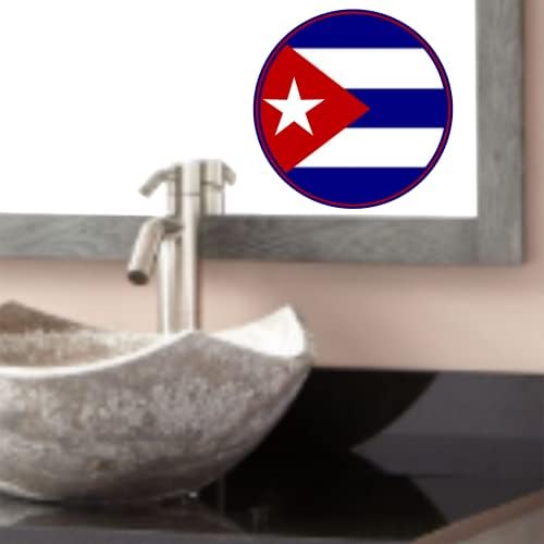 Стикер върху Бронята с Флага на Куба - Свобода, Равенство, Братство, Сила и Независимост, Vinyl Стикер Премиум-клас,