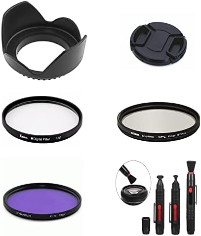 SR10 67 мм Камера Комплект сенник за обектив Обектив Покриване на UV CPL FLD Филтър Четка е Съвместима с обектив