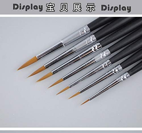 Комплект Четки XieDeTang за рисуване BJD Face Pen / 00000 / 000 / 00 / 0 / 1 / 2 / Инструменти за грим на 3 за куклено