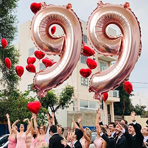 Брой 70 Балони 32-инчов Цифров Балон Азбука 70 Балони на Рожден Ден на Фигура 70 Хелий балон, Големи балони за Парти по случай рождения Ден на Принадлежност Сватба момин