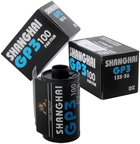 10 Роли Шанхай черно-бяла GP3 135 35 мм 36EXP ISO 100 Черно-бял филм Auto DX