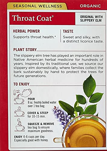Традиционният Лечебен Чай Органични за Капсулиране на гърлото, 16 карата