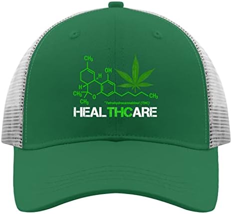 Бейзболна Шапка Плевели Cannabis 420 Hat ТНС Healthcare за мъже, Забавна Деним Шапка за Татко, Регулируем