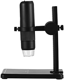 Видеомикроскоп MJWDP с 8 светодиода 1080P 1000X 37DB Бял Електронен Цифров Микроскоп, за PC, Android и iOS (Цвят: