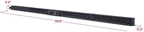 CyberPower PDU83103 3-фазно PDU с комутация на розеткам, 200-240 В, 20 А, 30 пазари, се определя на багажник 0U