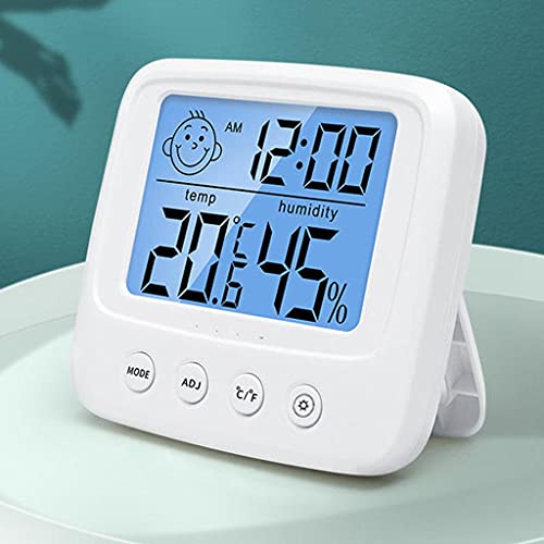 HGVVNM LCD цифров Измерител на температура и влажност с осветление, електронен Влагомер за дома, Термометър, метеорологичната