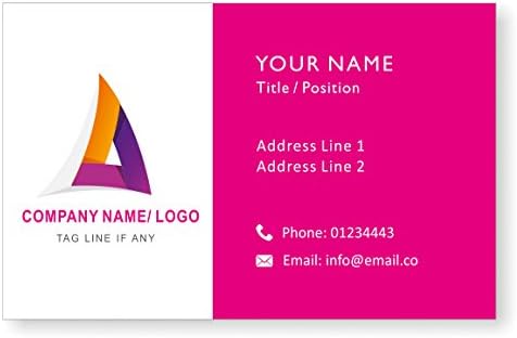 Създай свой собствен индивидуален лого, визитки, визитка на професионална компания за поръчка - отпред -хартия