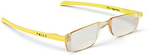Тип Twist ONE: Плоски сгъваеми очила за компютър (+ 0,0 Вегас Жълт)
