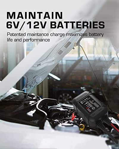Зарядно за кола 2A, 6V 12V Smart Fully Automatic Battery Charger Maintainer, Зарядно Устройство за Оловно-киселинни акумулаторни