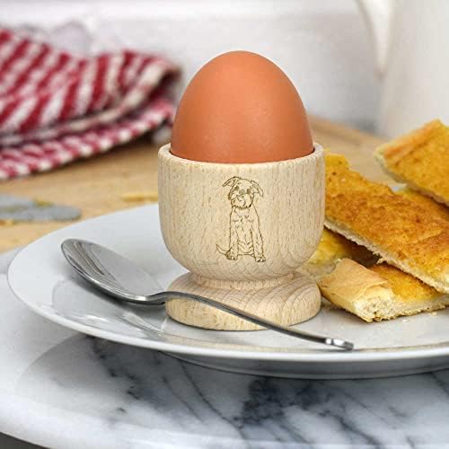 Дървена чаша за яйца Azeeda Брюксел гриффон (EC00022670)