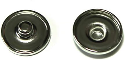 Всички в един плосък с кръгла форма платиновом тава за кабошонов с бутоните-бутони (само от 16 мм тава - 50 бр.)