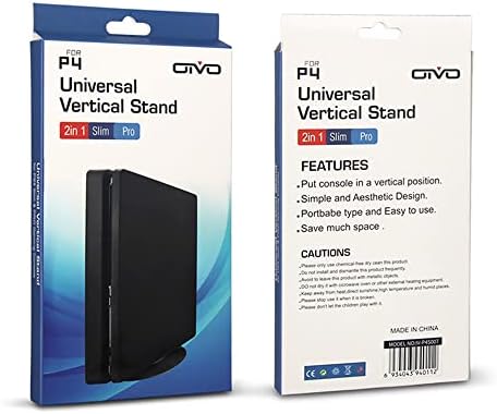 Универсална Вертикална поставка 2 в 1 за конзолата на Sony PS4 Slim/Pro
