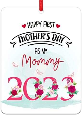 WaaHome Подаръци за спомен за Първи Ден на майката, за майките, 2023 С 1-ия Ден на Майката, тъй Като Майка Ми Коледна