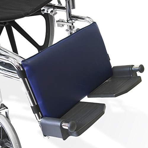 Мека подплата за краката инвалидна количка NYOrtho, 16x9 инча - Хастар за телета премия с винил покритие за изсушаване и быстросъемными