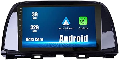 Андроид 10 Авторадио Автомобилната Навигация Стерео Мултимедиен плейър GPS радио 2.5 D Сензорен екран forMazda 6 ATENZA 2013- Восьмиядерный 3 GB оперативна памет И 32 GB ROM (CarPlay / Android