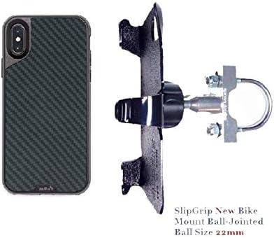 Велосипеден притежателя SlipGrip с U-Образен болт, предназначени за Apple iPhone Xs Max и неограничените своята практика