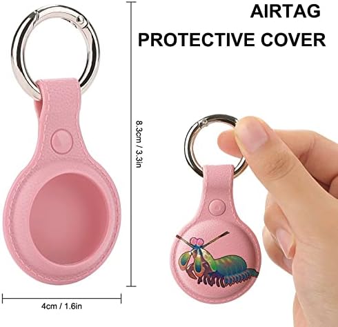Цветен Калъф Богомолка Скариди Air Tag Tracker Калъф за Притежателя на AirTag Protector Чанта За Съхранение
