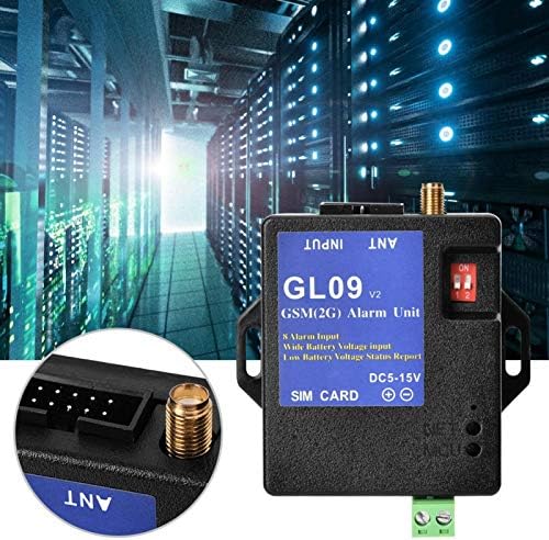 GSM Аларма Световъртеж, GL09 8-Канална Система за сигурност, захранван с Батерии, Управление на приложението, SMS-Известието,
