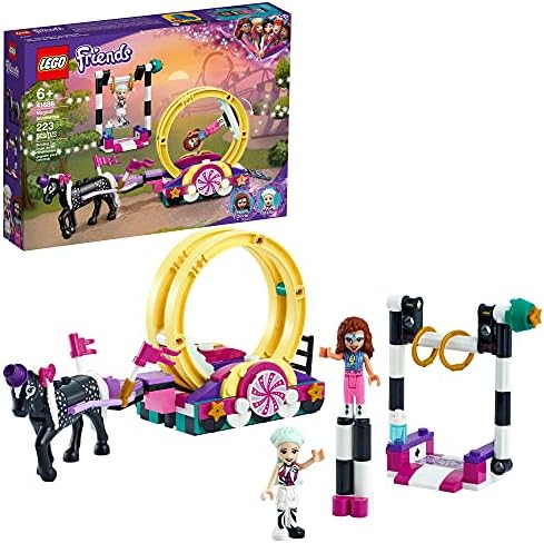 Конструктор LEGO Friends Магическа Акробатика 41686; Карнавальная играчка е измислица за деца, които обичат подаръци за гимнастика; Новост 2021 г. (223 предмет)