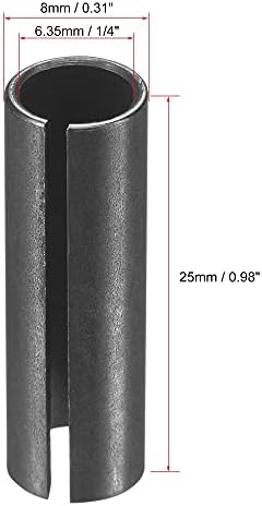 uxcell Рутер Цанга Водача Адаптер за Преобразуване на 8 мм до 6,35 мм (1/4) за Гравировально-Смилане Длета с CNC Дървообработващи