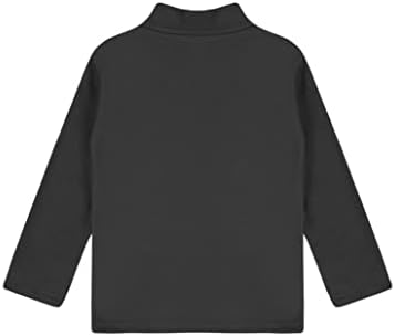 WinChang/ топлинна бельо с високо Воротом за Момчета и Момичета, Зимни Обикновена Риза с дълъг Ръкав, Обикновен Пуловер Пуловер