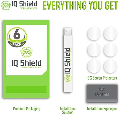 Защитно фолио IQ Shield, която е съвместима с предпазно фолио Nokia HR Steel (40 мм) (6 броя в пакета) LiquidSkin