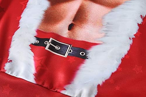 SSLR-Мъжки-Грозна-Коледна-Hoody-Забавни Качулки Празничен Коледен Пуловер с кръгло деколте, Всекидневни