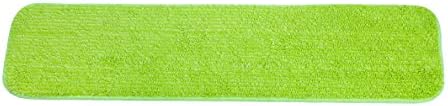 Подложки за влажна или сух парцал LTWHOME 24 от микрофибър зелен цвят за почистване на всякакви твърди повърхности (опаковка
