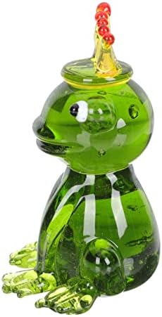 Abaodam Стъклени Фигурки на Жаби, Ръчно изработени Художествена Стъклена Жаба Миниатюрни Животни Колекция от крастави