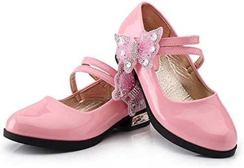 Обувки за момичета; Малки Кожени Обувки; Тънки Обувки; Детски Танцови Обувки; Обувки за Изказвания за Момичета; Черен Модел Обувки за Момичета