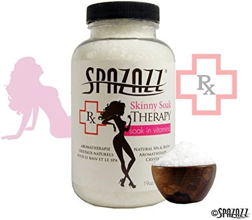 Контейнер за кристали Spazazz SPZ-608 RX Skinny Soak Therapy Crystals, 19 грама.