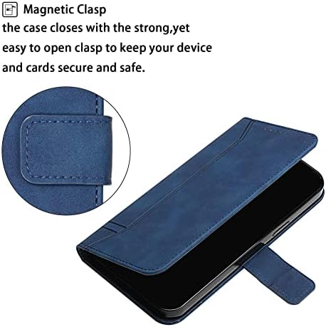 BICHONG е Съвместим с калъф iPhone 14 Plus, една чанта-портфейл за iPhone 14 Plus с Притежателя на карта, Магнитна
