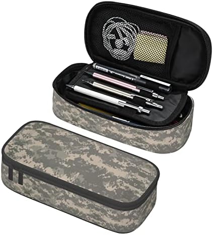 Армейски Цифров Камуфляжный молив случай ASEELO, джоб за Химикалки с Голям Капацитет, Голяма Чанта за съхранение на