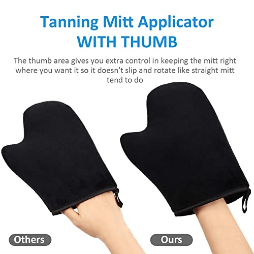 Набор от аппликаторов за самостоятелна обработка на кожи от 5 теми, включва Отшелушивающую ръкавица, ръкавица за слънчеви бани,