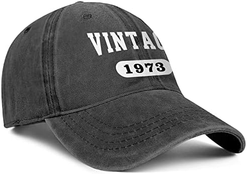 Подаръци за 50-ия рожден Ден за Мъже И Жени 1973 Шапки Реколта 50-Годишна бейзболна шапка С Бродерия