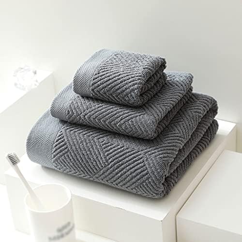 n/a Памучно кърпа от микрофибър, Обикновен набор от кърпи за баня на три части, кърпи за баня за ръце, Быстросохнущее