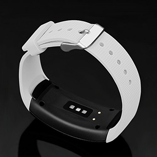 eiEuuk Меки Силиконови Каишки за ръчни часовници Sport Band Подмяна на Гривната Samsung Gear Fit2 Pro SM-R365/Fit 2 SM-R360 Smartwatch