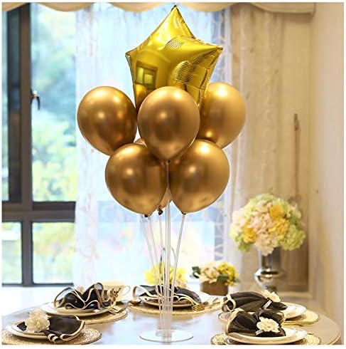 LANGXUN 4 Комплекта Настолна Поставка за балони с височина 28 сантиметра за украса на парти по случай рожден Ден
