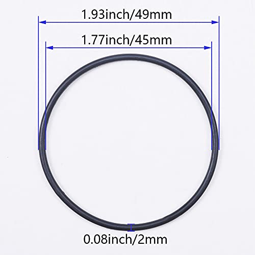Уплътнителни пръстени от нитриловой гума Jutagoss, диаметър 49 мм, широчина 45 мм, диаметър 2 мм, Metric оборудване